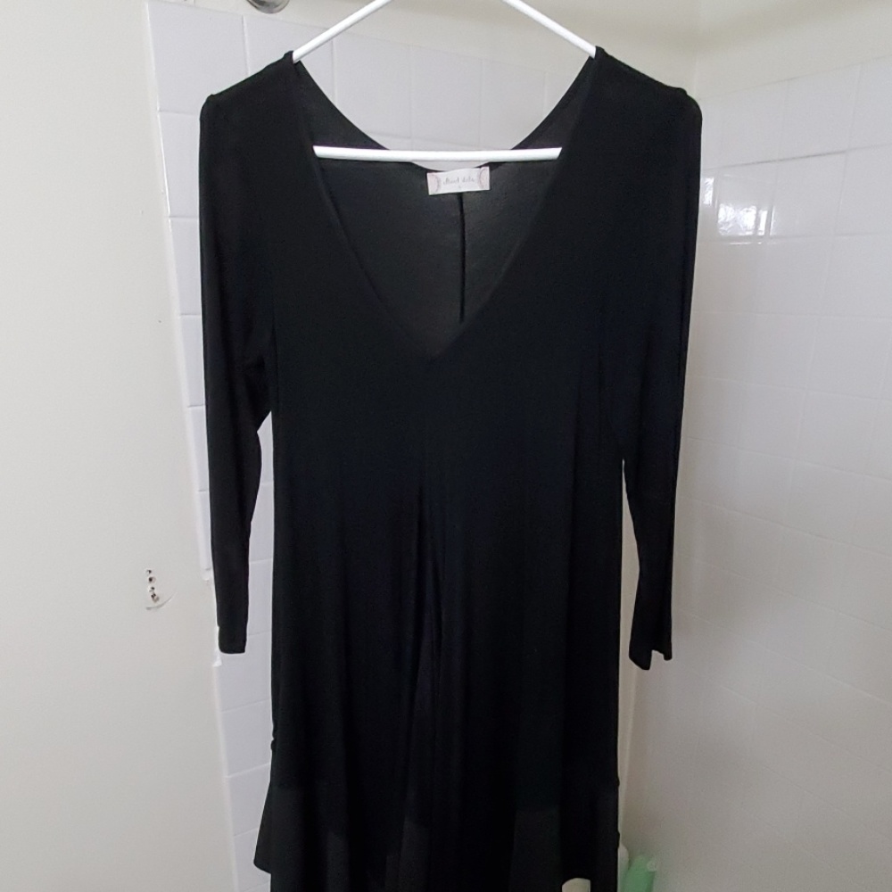 Altar'd State long black dress